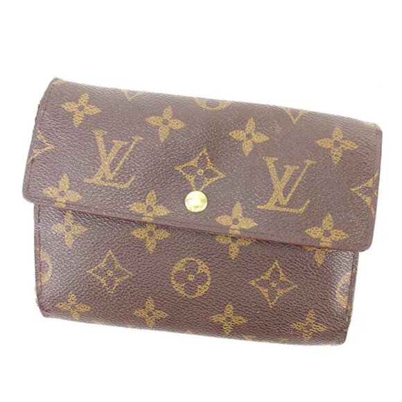 Louis Vuitton Wallet Purse Monogram Brown Woman unisex Authentic Used - Picture 1 of 6